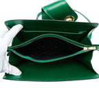 Louis Vuitton Epi Capuchin Crossbody Shoulder Bag Borneo Green Leather — view 7