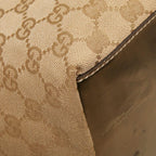 Gucci GG Canvas Handbag Beige Gold — view 7