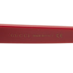 Gucci Interlocking Sunglasses Red Black Bicolor Acetate Eyewear — view 6