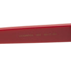 Gucci Interlocking Sunglasses Red Black Bicolor Acetate Eyewear — view 5