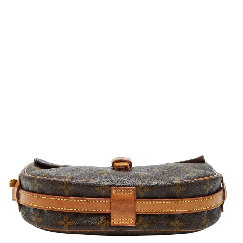 Louis Vuitton Monogram Jeune Fille PM Crossbody Shoulder Bag Brown Leather — view 3