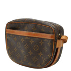Louis Vuitton Monogram Jeune Fille PM Crossbody Shoulder Bag Brown Leather — view 2