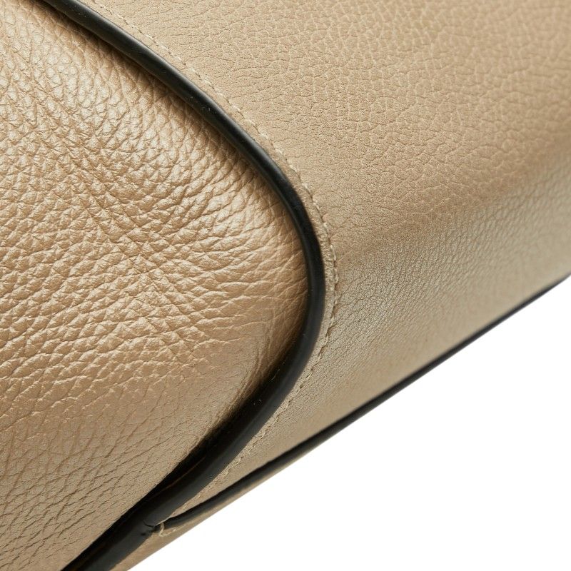 Loewe Anagram Hammock Small Shoulder Bag Drawstring 2-Way Beige Leather — view 7