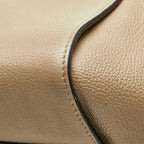 Loewe Anagram Hammock Small Shoulder Bag Drawstring 2-Way Beige Leather — view 4