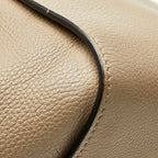 Loewe Anagram Hammock Small Shoulder Bag Drawstring 2-Way Beige Leather — view 5