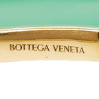 Bottega Veneta Calf Bangle Bicolor Bracelet L Green Light Blue Gold Silver — view 3