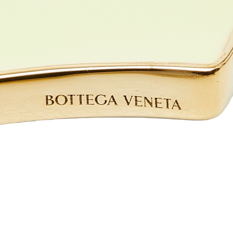Bottega Veneta Calf Bangle Bracelet s Green Gold Silver Enamel — view 3