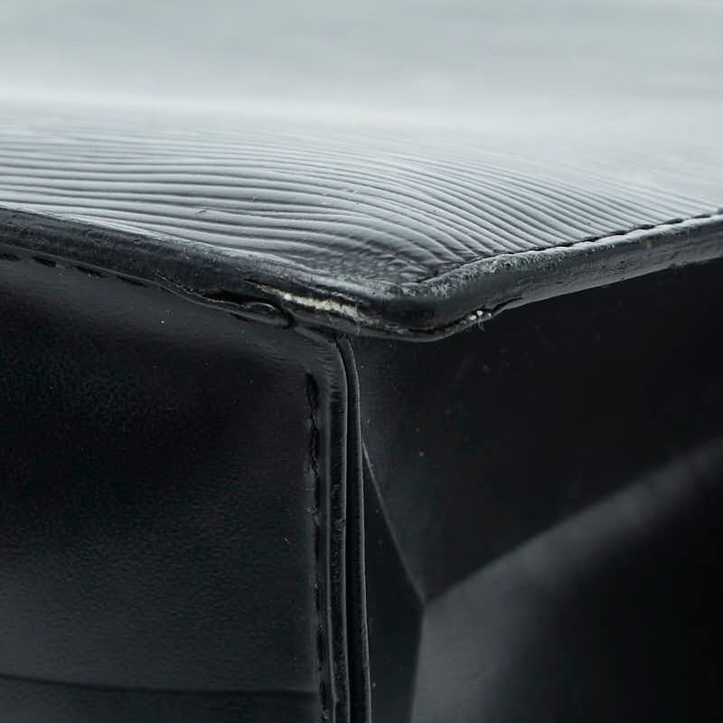 Louis Vuitton Epi Monceau Handbag Noir Black Leather — view 6