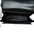 Louis Vuitton Epi Monceau Handbag Noir Black Leather — view 8