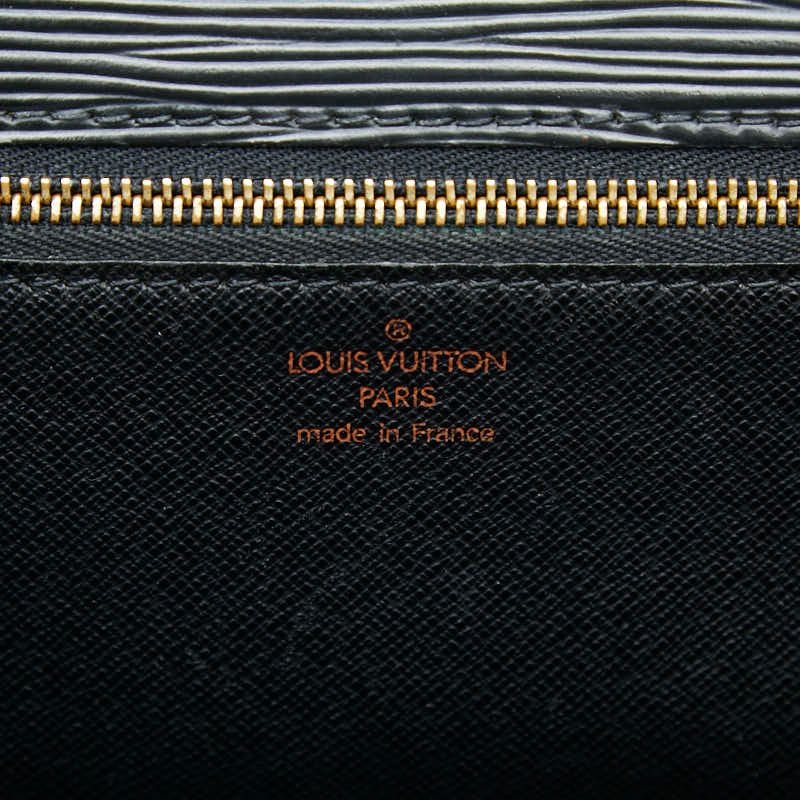 Louis Vuitton Epi Monceau Handbag Noir Black Leather — view 9