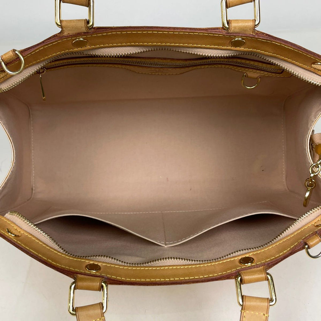Louis Vuitton GM 2-Way Shoulder Bag Enamel Monogram Vernis Rose Florentine — view 8