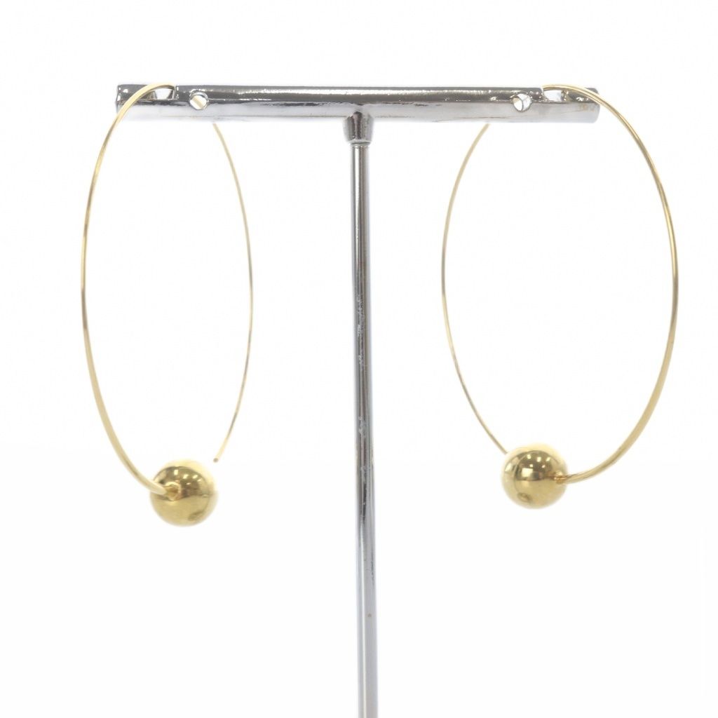 Celine Phoebe Philo Era Hoop Earrings for Both Ears Gold — view 2