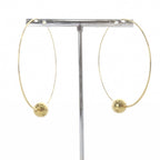 Celine Phoebe Philo Era Hoop Earrings for Both Ears Gold — view 2