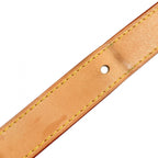 Louis Vuitton Leather Shoulder Strap Bandouliere Beige — view 6