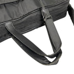 Prada Briefcase Business Triangle Logo Shoulder Bag Black — view 6