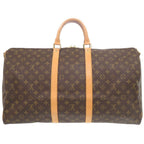 Louis Vuitton Keepall Bandouliere 55 Monogram Boston Bag — view 2