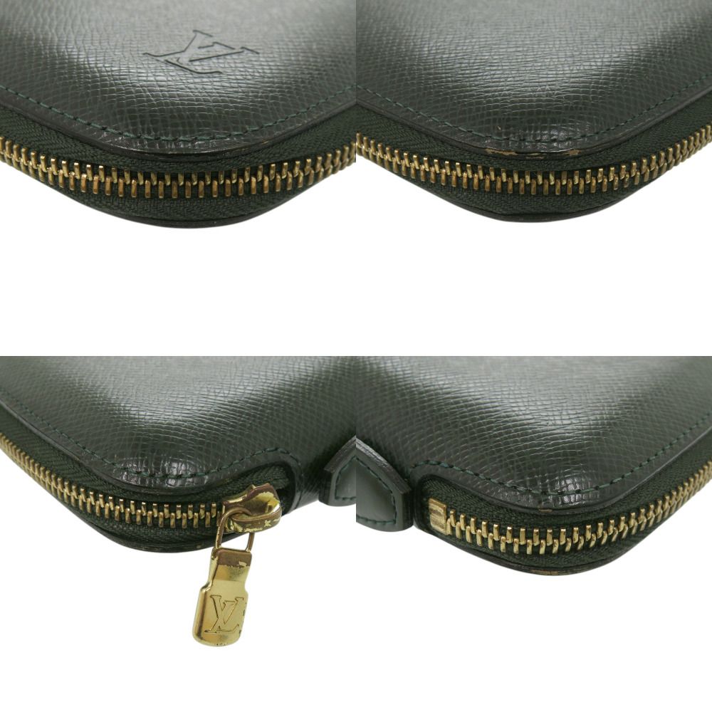 Louis Vuitton Organizer Athlete Taiga Epi Sear Wallet Green — view 3