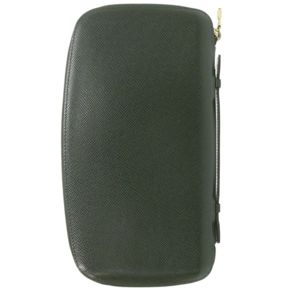 Louis Vuitton Organizer Athlete Taiga Epi Sear Wallet Green — view 2
