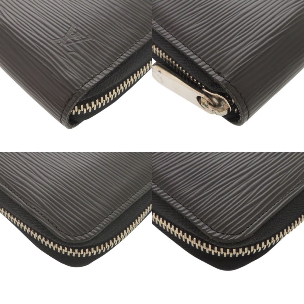 Louis Vuitton Zippy Organizer Epi Noir Black Zip Around Wallet — view 3