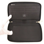 Louis Vuitton Zippy Organizer Epi Noir Black Zip Around Wallet — view 4