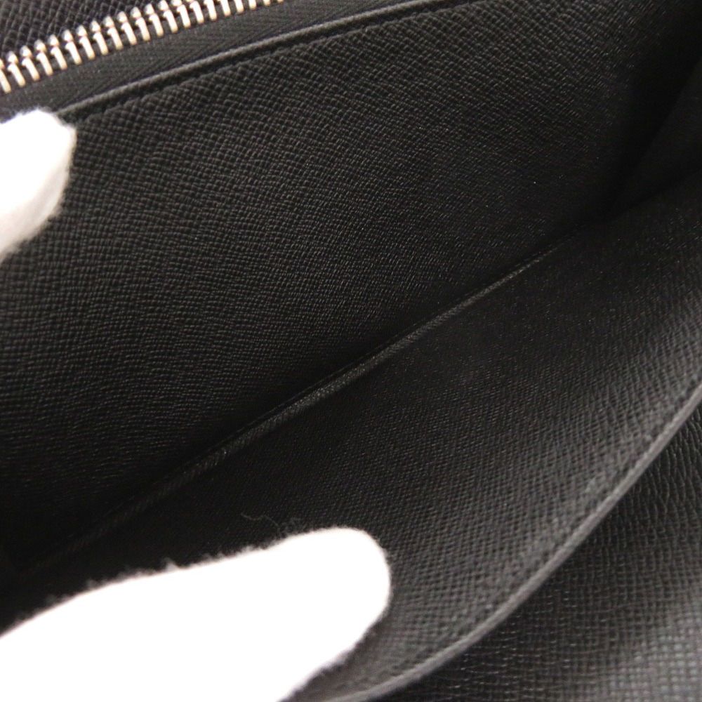 Louis Vuitton Zippy Organizer Epi Noir Black Zip Around Wallet — view 7