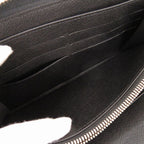 Louis Vuitton Zippy Organizer Epi Noir Black Zip Around Wallet — view 6