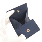 Gucci Logo Leather Blue Coin Case — view 4