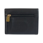Chanel CC Logo Black Leather Compact Wallet — view 2