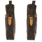 Louis Vuitton Monogram Danube Brown Gold Shoulder Bag Pochette — view 8