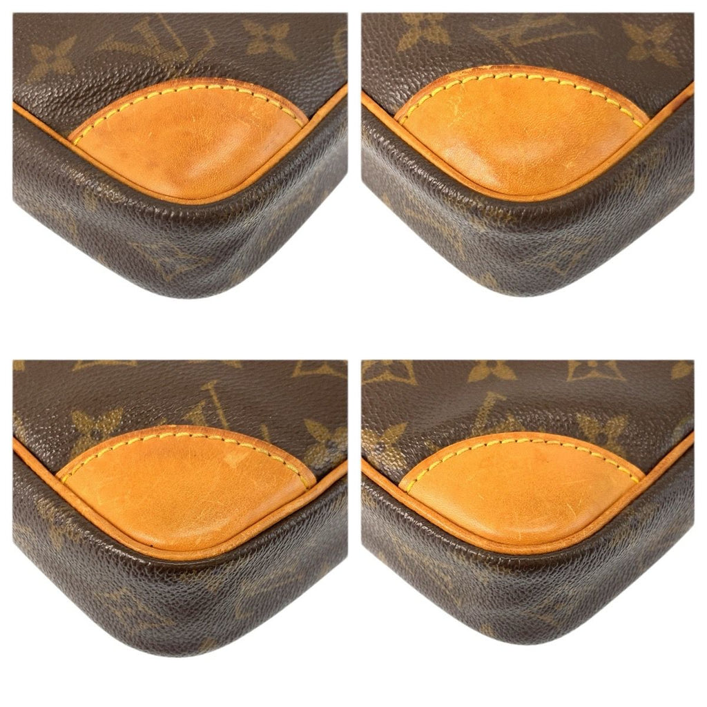 Louis Vuitton Monogram Danube Brown Gold Shoulder Bag Pochette — view 4