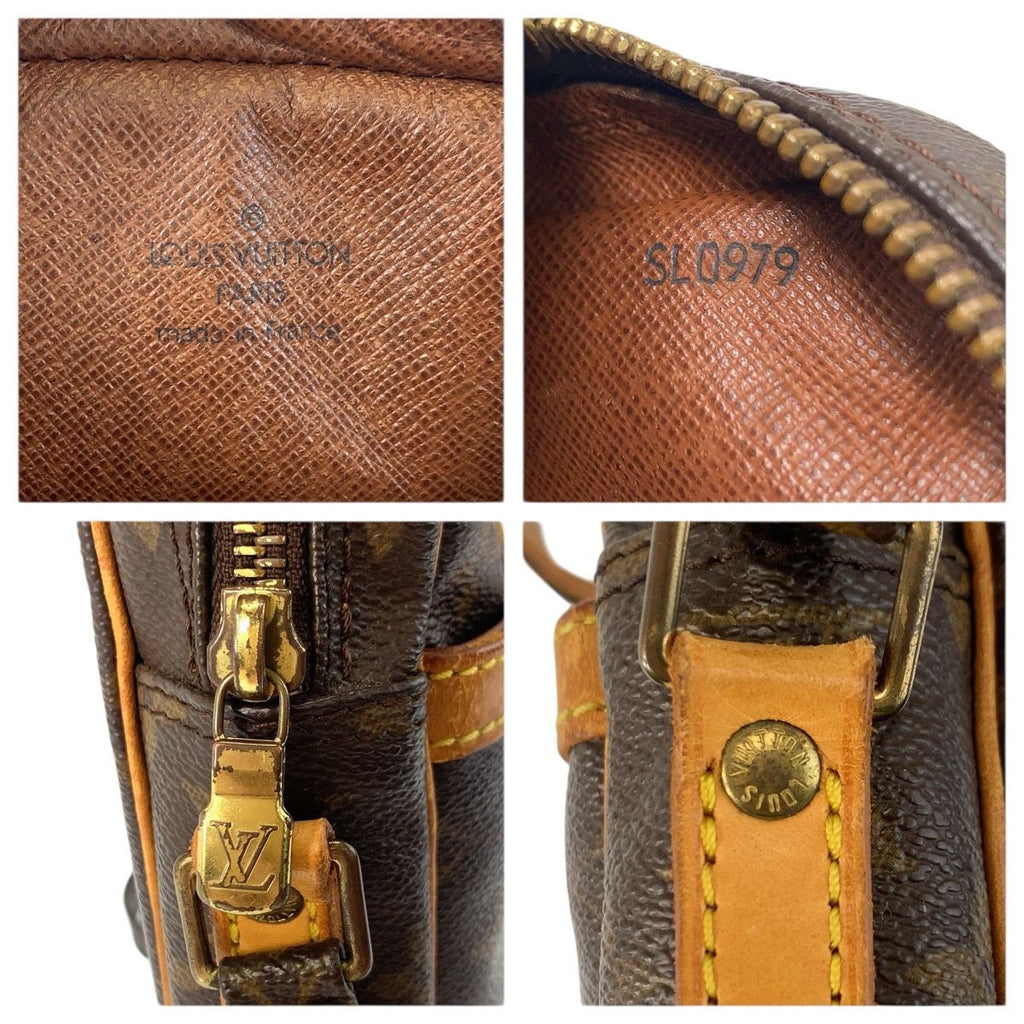 Louis Vuitton Monogram Danube Brown Gold Shoulder Bag Pochette — view 3