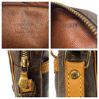 Louis Vuitton Monogram Danube Brown Gold Shoulder Bag Pochette — view 3