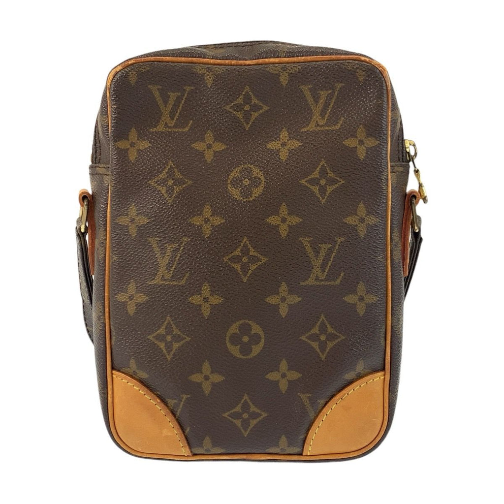 Louis Vuitton Monogram Danube Brown Gold Shoulder Bag Pochette — view 2