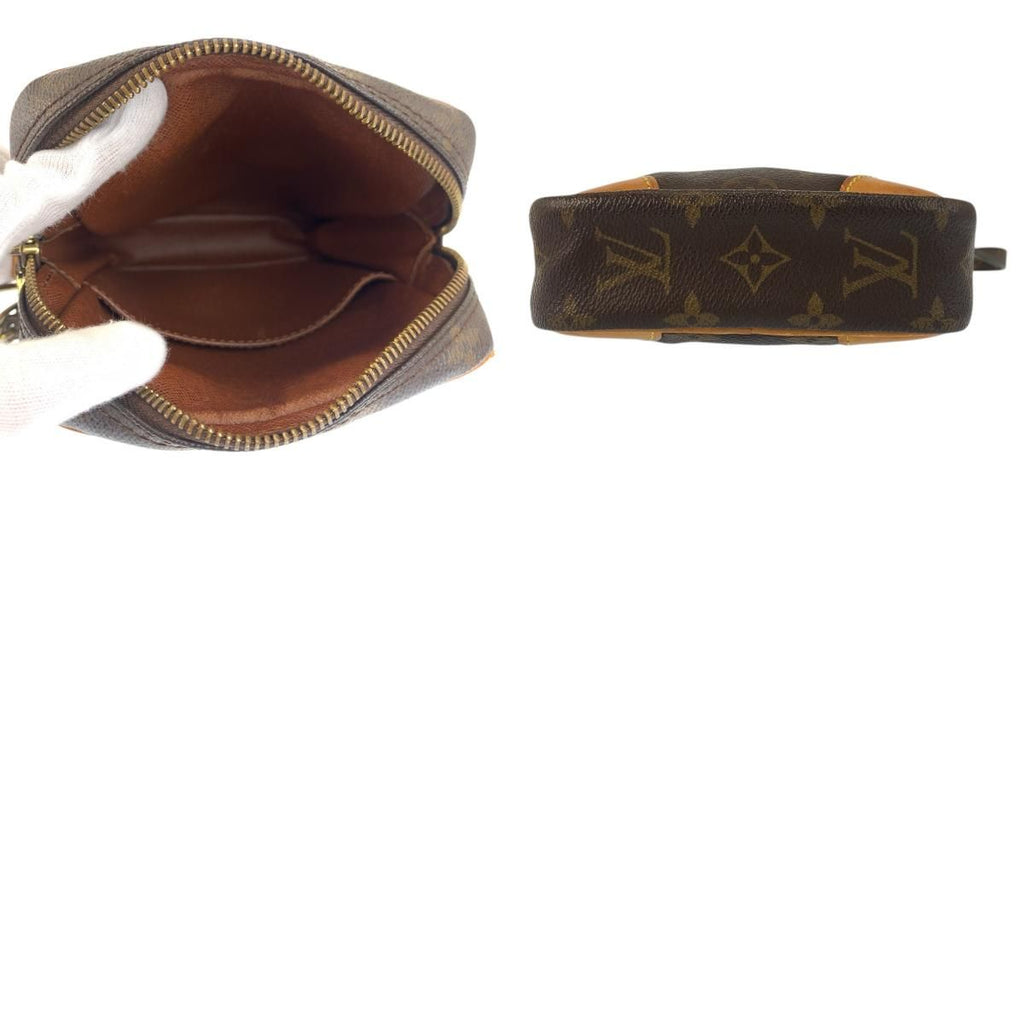 Louis Vuitton Monogram Danube Brown Gold Shoulder Bag Pochette — view 9