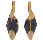 Gucci Sherry Line Black Brown Gold GG Canvas Leather Shoulder Bag Hobo — view 8