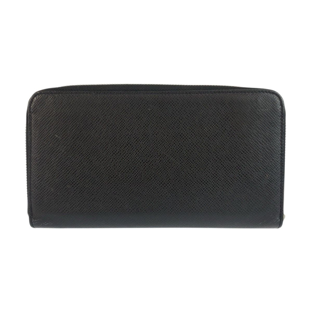 Louis Vuitton Taiga Zippy Organizer NM Noir Black Wallet — view 2