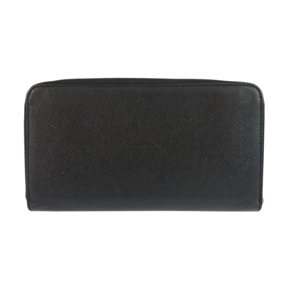 Louis Vuitton Taiga Zippy Organizer NM Noir Black Wallet — view 2