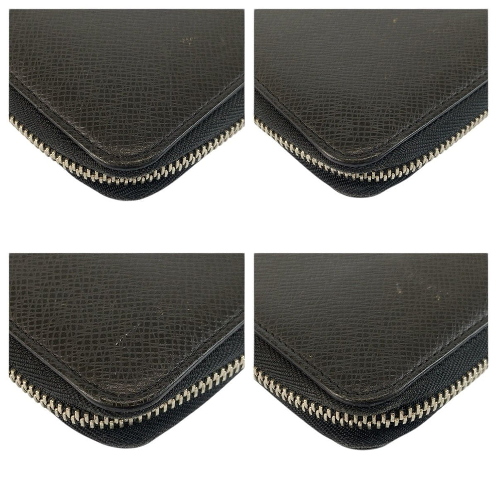 Louis Vuitton Taiga Zippy Organizer NM Noir Black Wallet — view 8