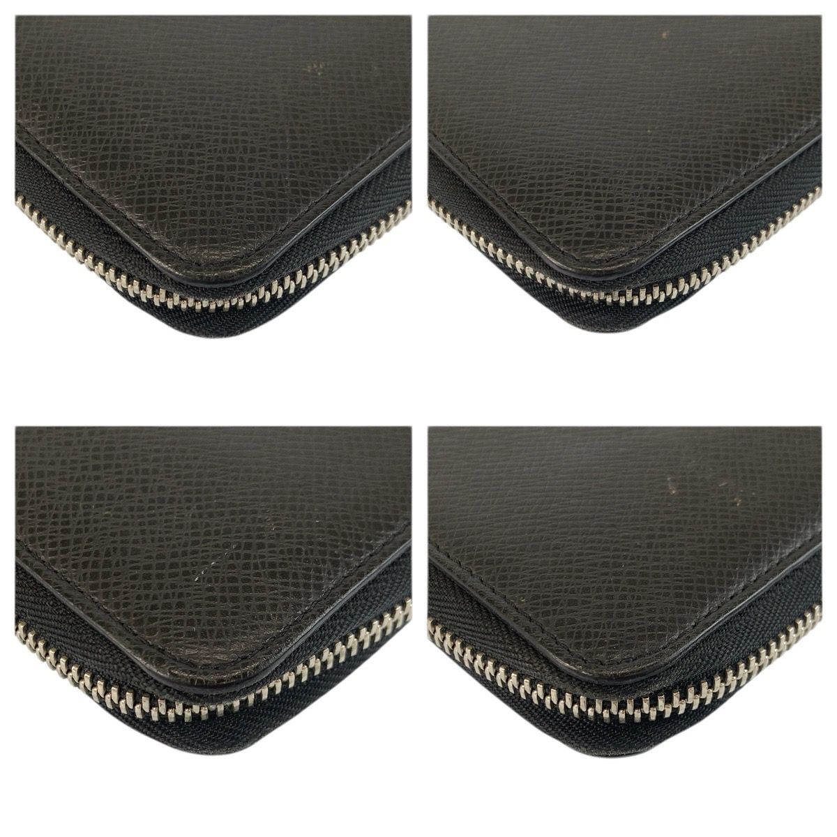Louis Vuitton Taiga Zippy Organizer NM Noir Black Wallet — view 8