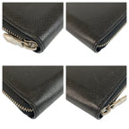 Louis Vuitton Taiga Zippy Organizer NM Noir Black Wallet — view 7