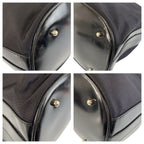 Gucci Bamboo Black Silver Nylon 001 0 2-Way Shoulder Bag — view 4