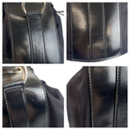 Gucci Bamboo Black Silver Nylon 001 0 2-Way Shoulder Bag — view 6