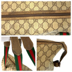 Gucci Vintage Sherry Line Beige GG Supreme Canvas Boston Bag — view 6