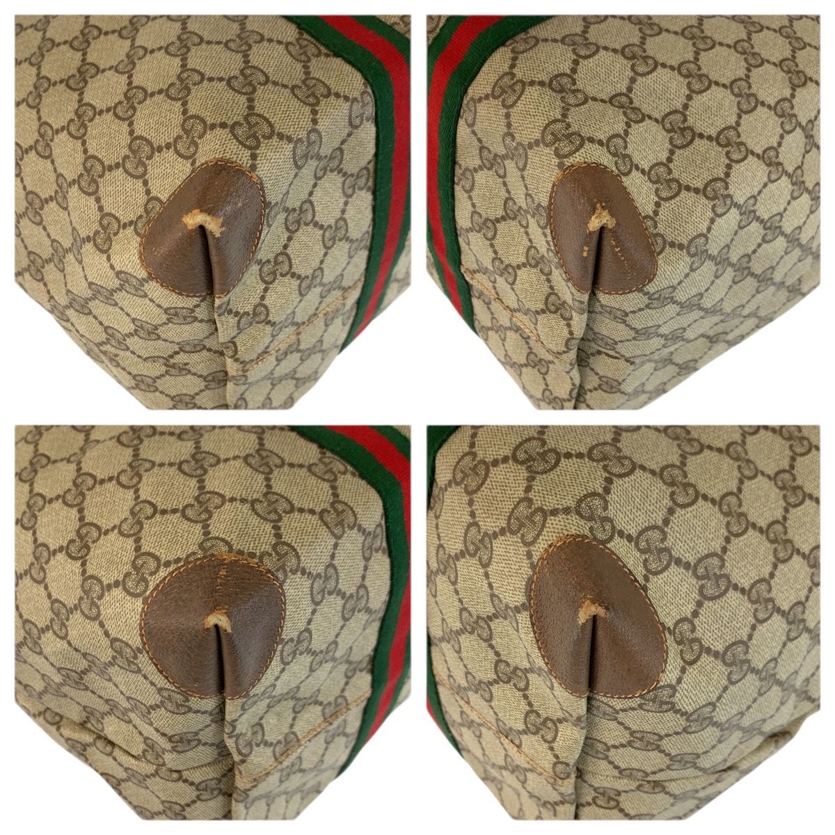 Gucci Vintage Sherry Line GG Supreme Canvas Boston Bag — view 4