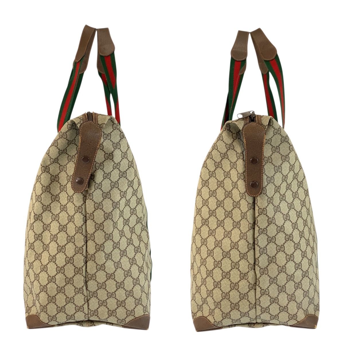 Gucci Vintage Sherry Line GG Supreme Canvas Boston Bag — view 8