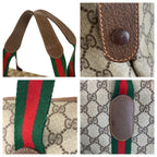 Gucci Vintage Sherry Line GG Supreme Canvas Boston Bag — view 5