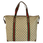 Gucci Vintage Sherry Line GG Supreme Canvas Boston Bag — view 2
