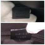 Gucci Bamboo Black Silver Leather 002 Tote — view 6