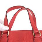 Gucci Bamboo Tassel Red Gold Leather Tote Shoulder Bag 2-Way — view 9