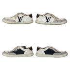 Louis Vuitton Charlie Line White Multicolor Leather Sneakers Low Cut — view 7